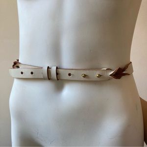 Fossil | Vintage Leather Button Western Boho Belt